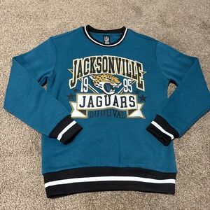 Vintage Jacksonville Jaguars NFL Sweatshirt Rare Crewneck Big Logo Size XS